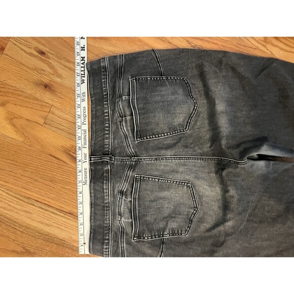 TORRID feel The Fit Black Stretch Distressed Ripped Jeans 22 - Picture 7 of 7